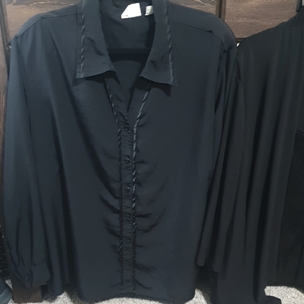 Studio C Black Blouse